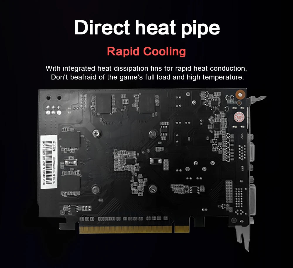MLLSE GTX 750Ti 4GB Graphics Card GDDR5 128Bit DVI VGA PCI-E 3.0 Geforce GPU Gtx 750 8gb Gaming Video Card Placa De Video